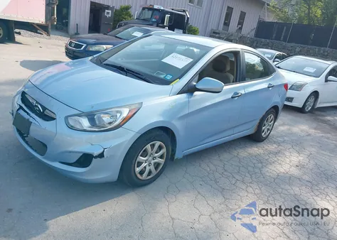2012 Hyundai Accent Gls из США, поврежденный, VIN KMHCT4AE3CU042399